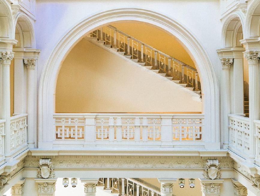 Interior of Salt Galata art museum near CVK Hotels