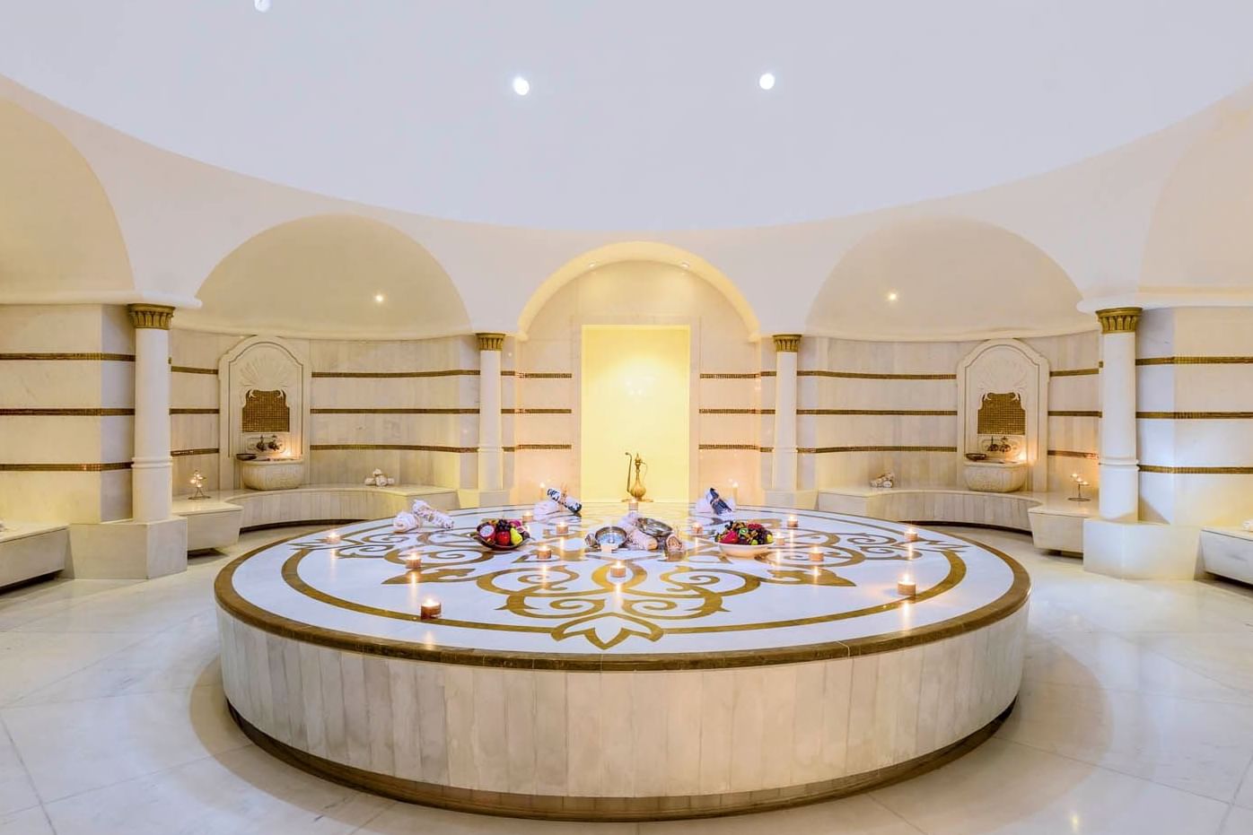 Turkish bath area in Safira Spa at CVK Park Bosphorus Hotel Istanbul